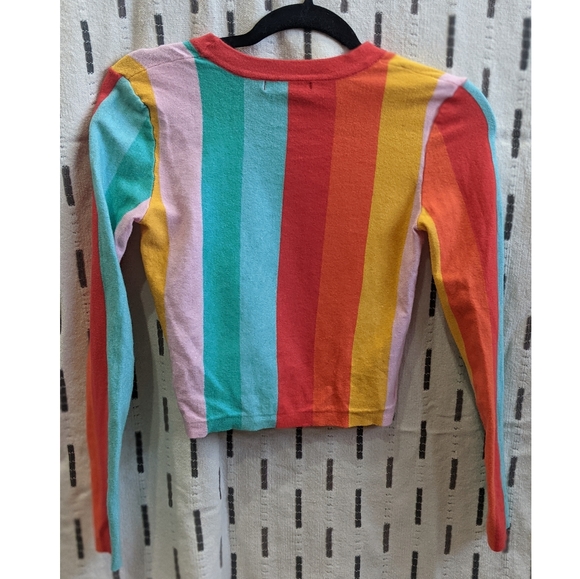 Multi colored cropped sweater - Picture 2 of 5